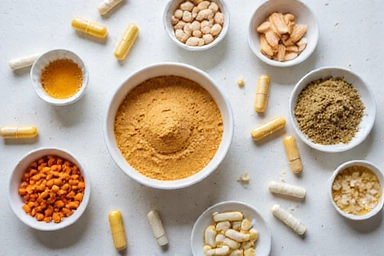 Étrend-kiegészítők kapszulák és porok